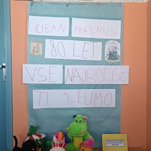 Razstava "Ciciban praznuje 80 let" Razstava "Ciciban praznuje 80 let"