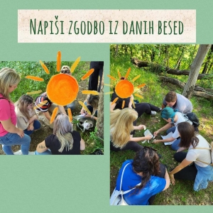 RODITELJSKI SESTANEK V GOZDU  RODITELJSKI SESTANEK V GOZDU