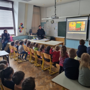 Projekt Pasavček - obisk policista Projekt Pasavček - obisk policista