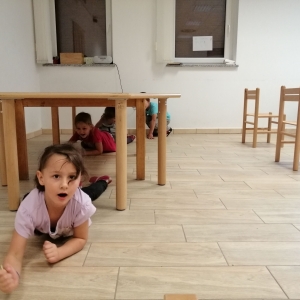 Telovadnica v skupini Zakladi