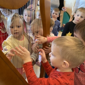 Obisk harfistke  Obisk harfistke