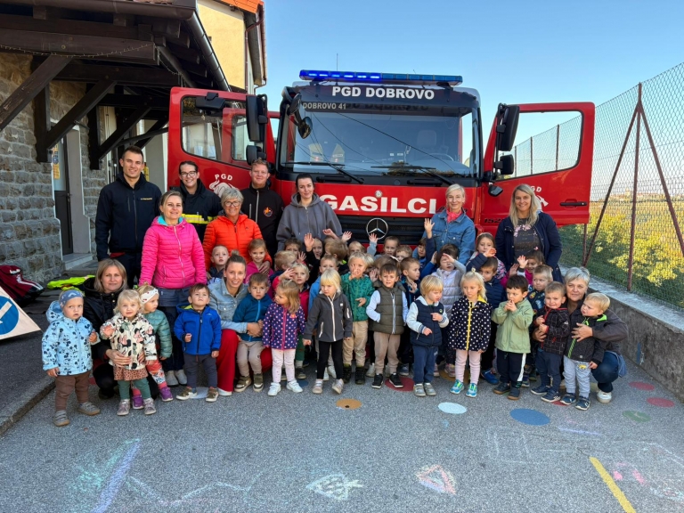 Obisk gasilcev PGD Dobrovo