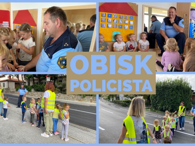 Obisk policista.