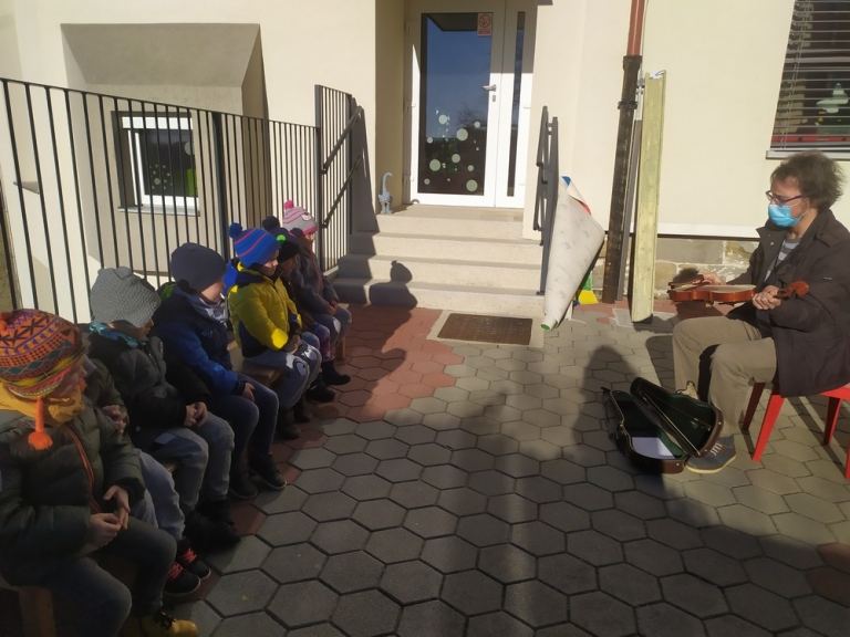 Pikapolonice prisluhnile zvokom violine