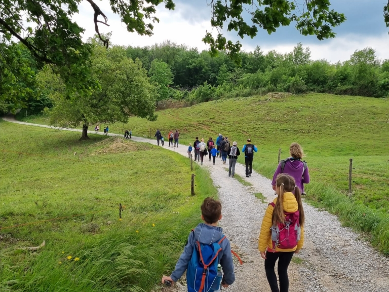 Pohod Ringa raja iz Vrhovlja proti Sabotinu