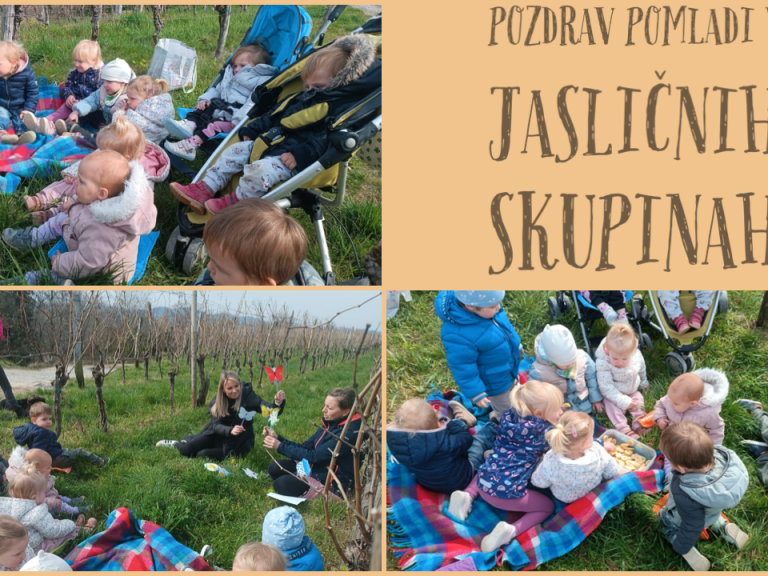 Pozdrav pomladi v jasličnih skupinah 