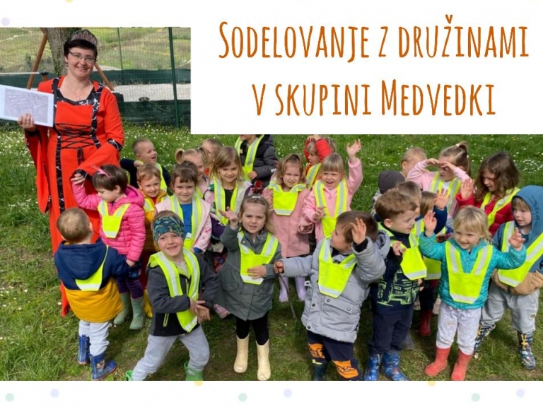 SODELOVANJE Z DRUŽINAMI V SKUPINI MEDVEDKI