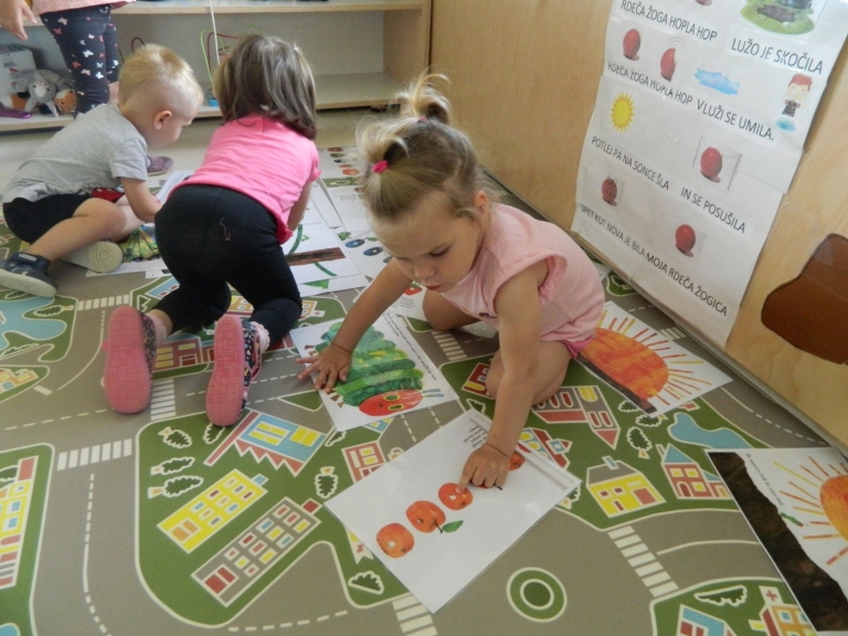 Zelo lačna gosenica